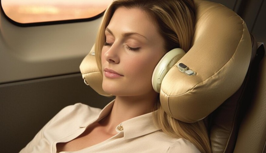 best travel neck pillow for long flights amazon